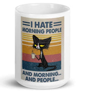 i hate people cat mug,11oz coffee mug ,gift for pet lovers