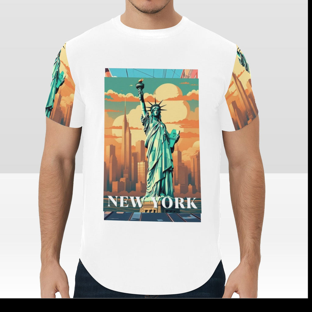 vintage New York T Shirt, Travel Poster, Statue of Liberty Vintage Art Print ,new york travel city shirt gift