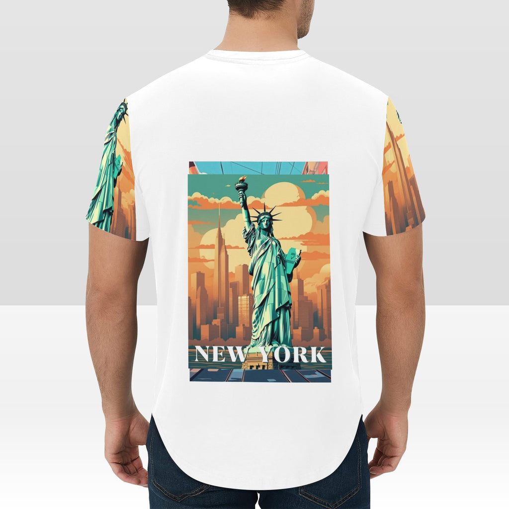 vintage New York T Shirt, Travel Poster, Statue of Liberty Vintage Art Print ,new york travel city shirt gift