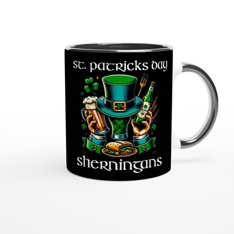 St Patrick’s day shenananigans  Coffee Mug, st patrick day mug, 11oz ceramic coffee mug,