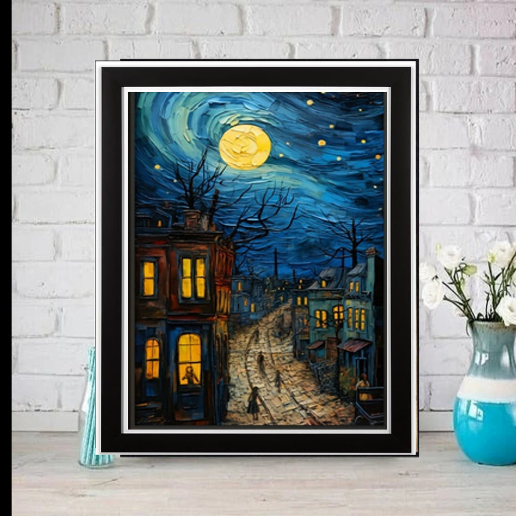 Van Goth Starry Night   ,  van goth starry Night Poster | Starry Night Canvas |  van goth poster,van goth  Wall Art