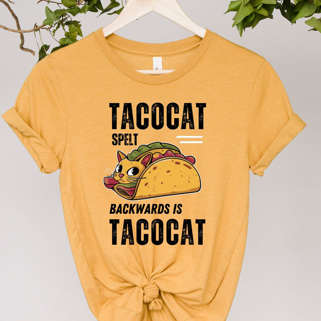 tacocat spelt backwards is  tacoShirt, Black Cat Gifts, Cat Mom, Cat T Shirt, Cute Kitty, Pet Shirt, Cat Shirt For Women, Cat Shirt Women