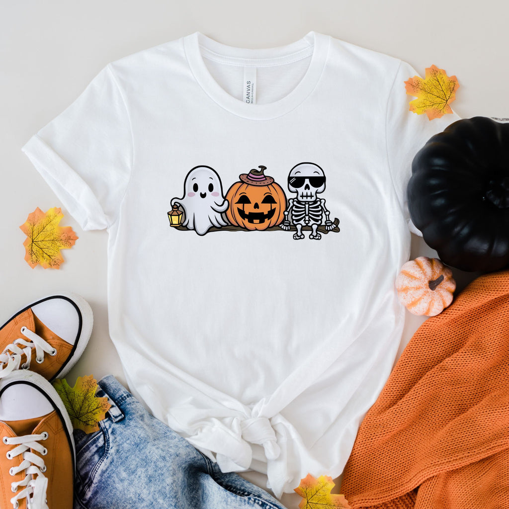 Stay Spooky Shirt, Halloween  tshirt, Halloween ghost  Gift shirt, ghost pumpkin skeleton shirt, Spooky Season Shirt, Ghost Halloween