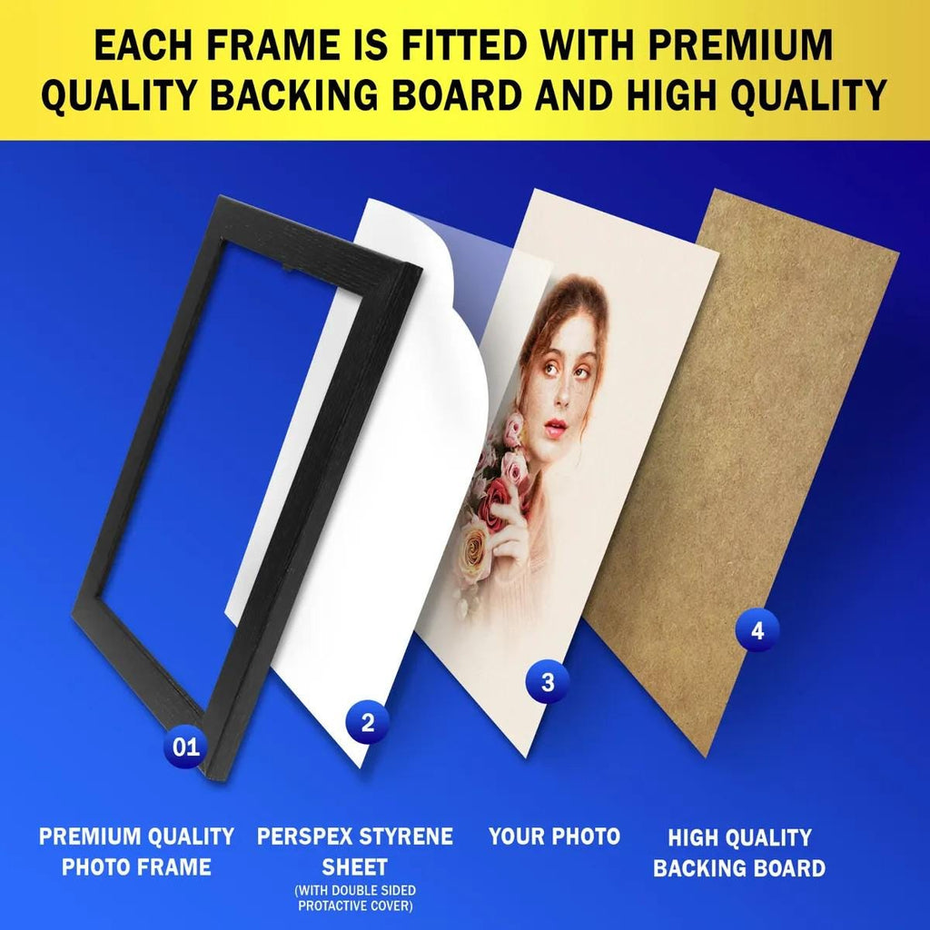 A1 A2 A3 A4 A5 A6 Modern Sleek Black White Oak Walnut picture Frames ,frames for prints ,Photo Frames  oakwood white frames a1,a3,a2,a4,