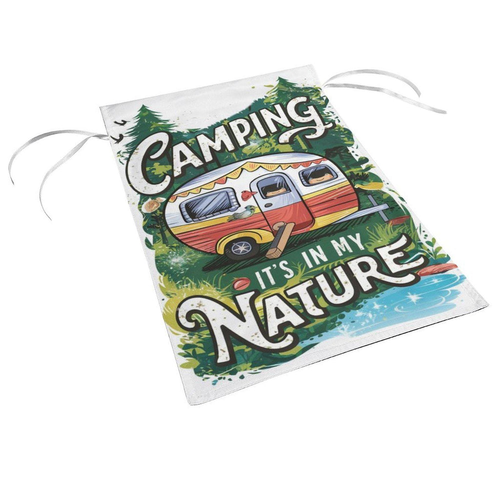 camping is in my nature  Garden Flag - ,camping flag - 12'x18"  ,  Yard Flag Double Sided, Camping Flag