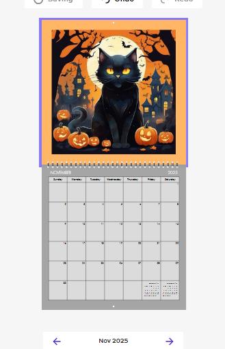 2025Wall Calendar, black cat calander funny , Wall Planner, Home And Office Decor, Monthly Calender,gitft for cat lovers