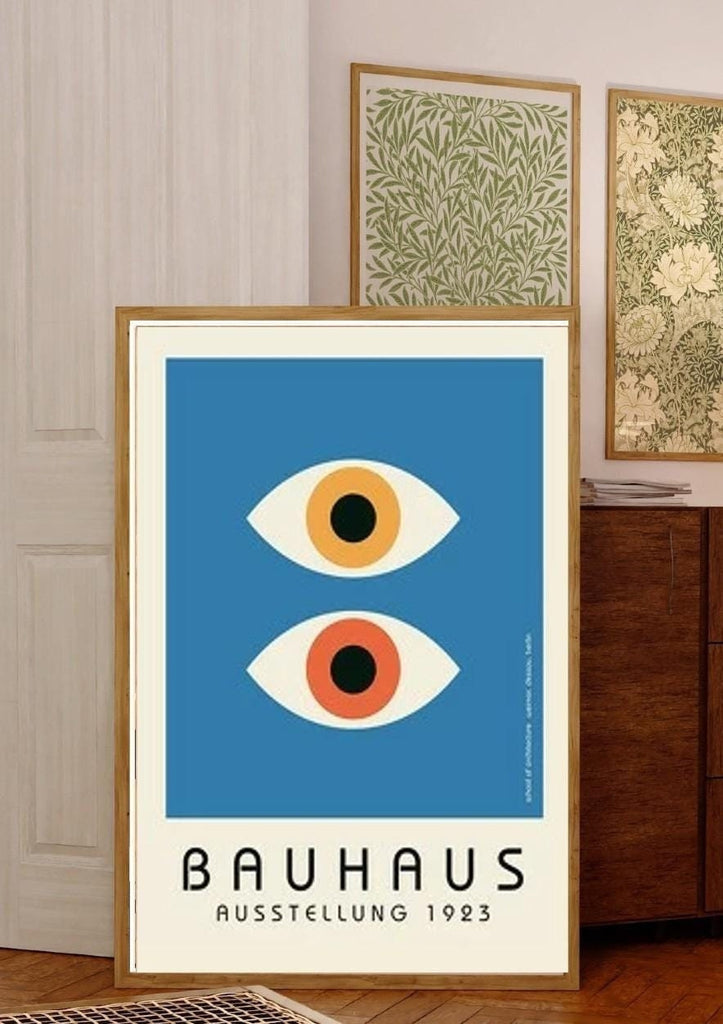 Bauhaus eye   Poster, 1923 Bauhaus Exhibition print, Art exhibition poster, Home decor accessories