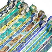 van gogh starry night washi tape, 10 rolls  decorative masking tape for scrapbook , arts & craft starry night washi tape