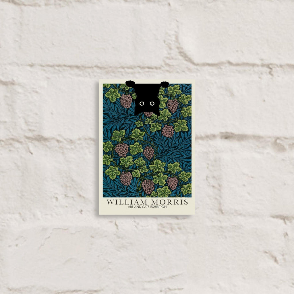 William Morris cat Print, William Morris Exhibition Print, William Morris Poster, Vintage Wall Art, Textile