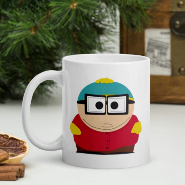 eric cartman as a nerd - southpark  mug