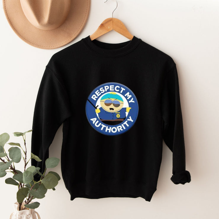 southpark eric cartman , respect my authoritah  sweatshirt