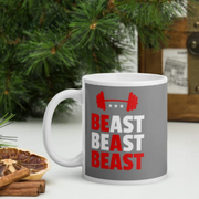 weight lifting beast mug