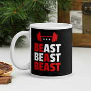 weight lifting beast mug