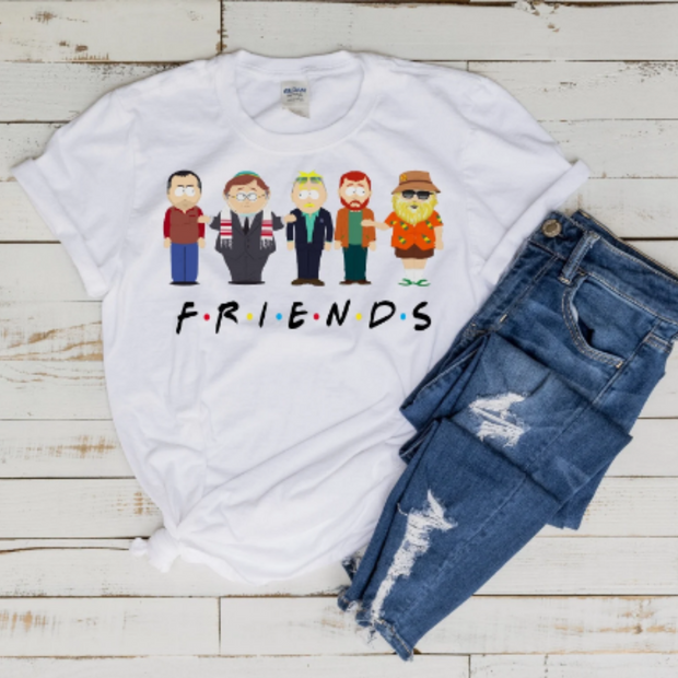 southpark  friends t shirt, ,southpark t shirt