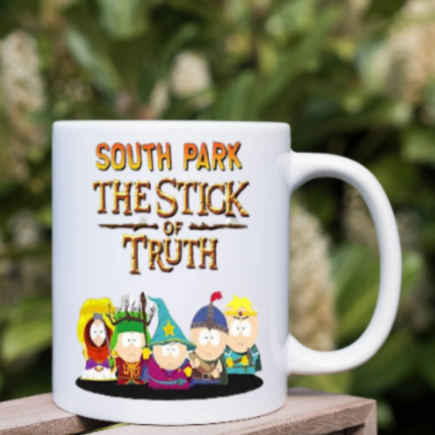 southpark  the stick of truth mug ,handmade southpark mug