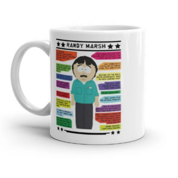 southpark randy marsh  character traits mug