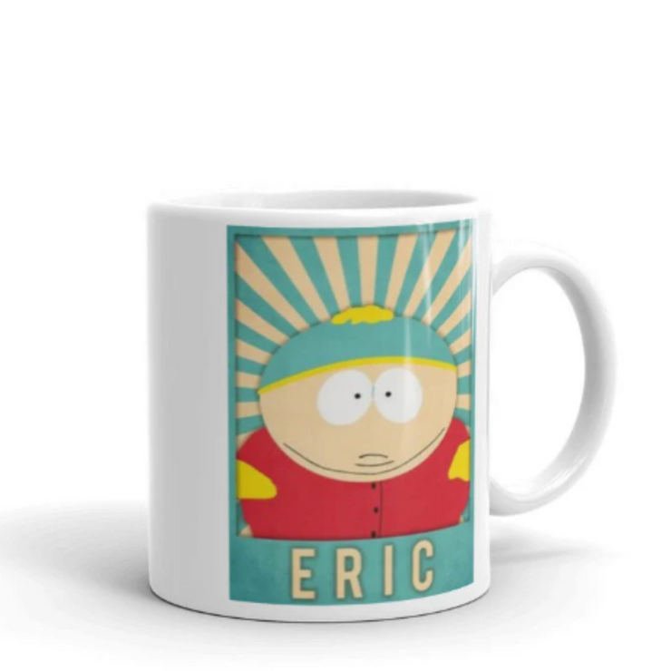 eric cartman  name card  - southpark mug