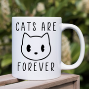 Cats Are Forever White Mug