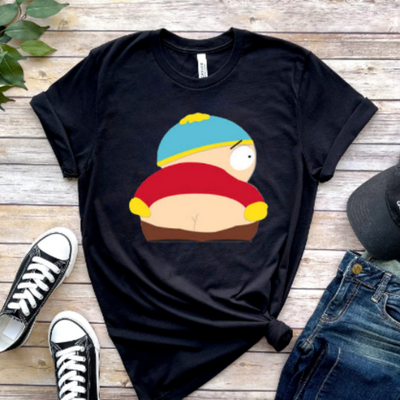 eric cartman pulling A moonie t shirt