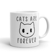 Cats Are Forever White Mug