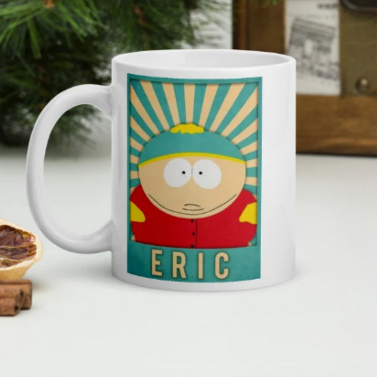 eric cartman  name card  - southpark mug