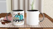 cutest pumpkin in the patch mug gift.handmade ceramic pumpkin