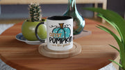 cutest pumpkin in the patch mug gift.handmade ceramic pumpkin