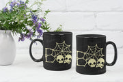 boo halloween  skull mug - boo skeleton- halloween boo mug