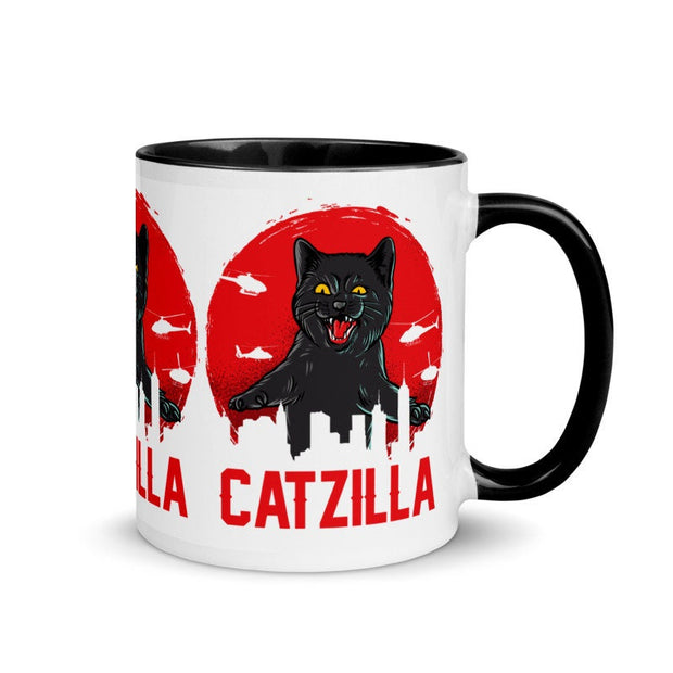 Catzilla Funny cat Mug