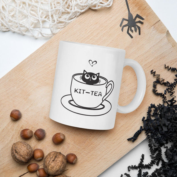 Funny kitty Mug ,cute cat mug ,Cat in a mug , Cat Lover's Mug