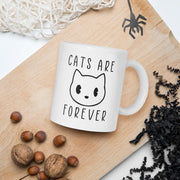 Cats Are Forever White Mug