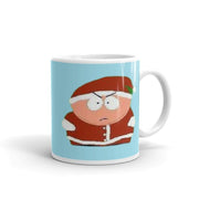 eric cartman as santa southpark , handmade ceramic southpark mug