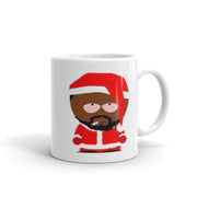 southpark chef as santa , southpark mug,90s animated cartoon