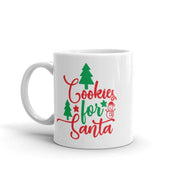 Cookies for Santa, cookies and milk for santa Christmas Mug,