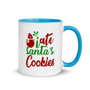 I ate santas cookies  | Christmas Eve | Christmas Eve present mug | Santas present | christmas gift  for her Food