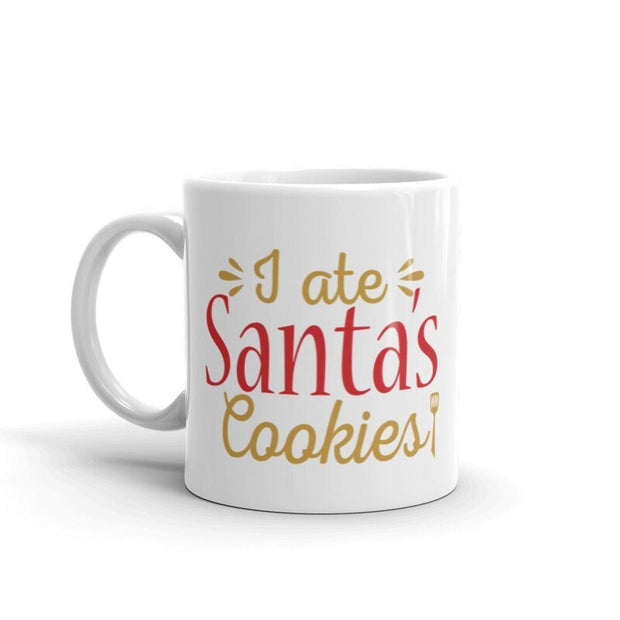 I ate santas cookies  | Christmas Eve | Christmas Eve present mug | Santas present | christmas gift  for her Food