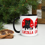 Catzilla Funny cat Mug