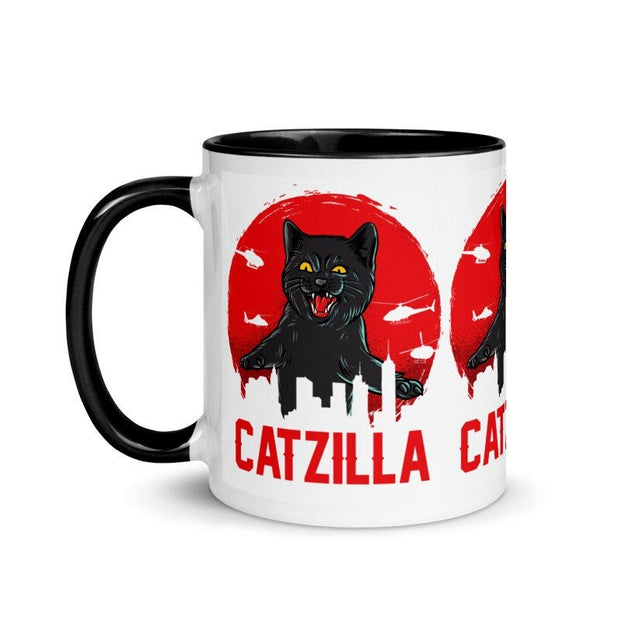 Catzilla Funny cat Mug