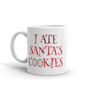 I ate santas cookies | Christmas Eve | Christmas Eve santa mug | Santas present | christmas gift for her