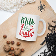 Milk For Santa | Christmas Eve | Christmas Eve  mug | cookies for santa  | noveltry gifts