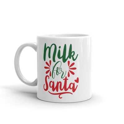 Milk For Santa | Christmas Eve | Christmas Eve  mug | cookies for santa  | noveltry gifts