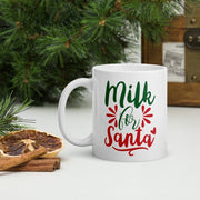 Milk For Santa | Christmas Eve | Christmas Eve  mug | cookies for santa  | noveltry gifts