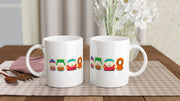 eric cartman and southpark friends mug  , handmade ceramic southpark mug