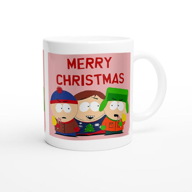 southpark christmas ,ceramic southpark mug