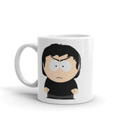 damien thorn southpark mug ,90s animated cartoon,southpark mug