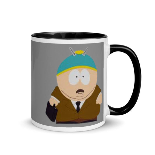 eric cartman  , handmade ceramic southpark mug,