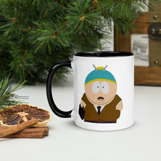 eric cartman  , handmade ceramic southpark mug,