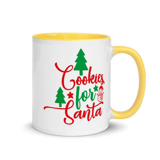 Cookies for Santa, cookies and milk for santa Christmas Mug,