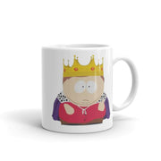 eric cartman as minecraft king  southpark , handmade ceramic southpark mug