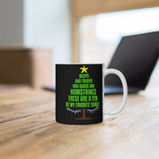 my favorite things  - funny gym mug ,gym lover,gym rat,gift for bodybuilder